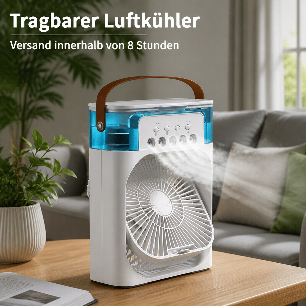 Coolvento Mini-Luftkühler mit Ventilator für Zuhause & Büro