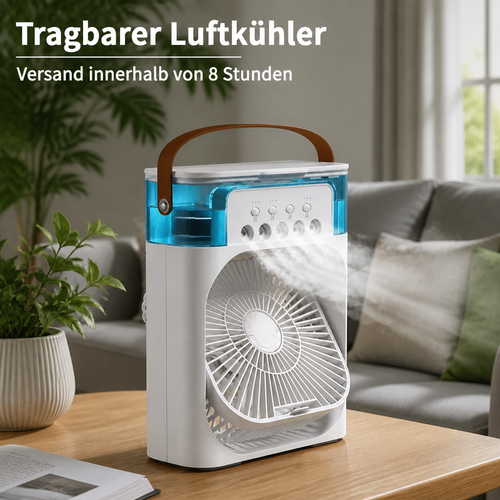 Coolvento Mini-Luftkühler mit Ventilator für Zuhause & Büro